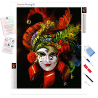 Masquerade Mask | Diamond Painting Kit - Full Drill - Square or Round Diamonds with AB Drills Option