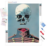 Skull Sergeant | Diamond Painting Kit - Full Drill - Square or Round Diamonds with AB Drills Option
