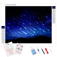 Meteor Rain | Diamond Painting Kit - Full Drill - Square or Round Diamonds with AB Drills Option