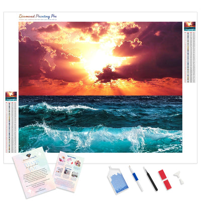 Perfect Horizon | Diamond Painting Kit - Full Drill - Square or Round Diamonds with AB Drills Option