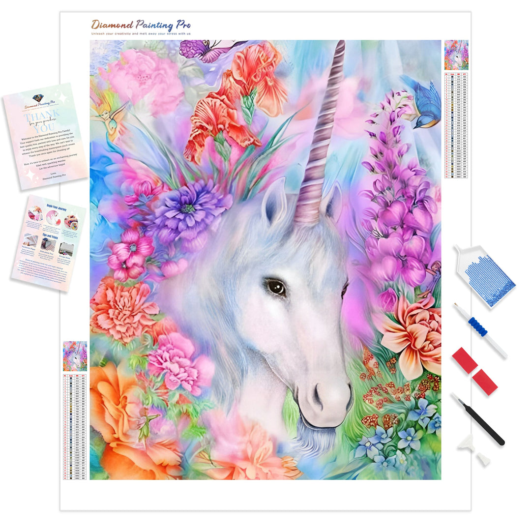 Unicorn | Diamond Painting Kit - Full Drill - Square or Round Diamonds with AB Drills Option