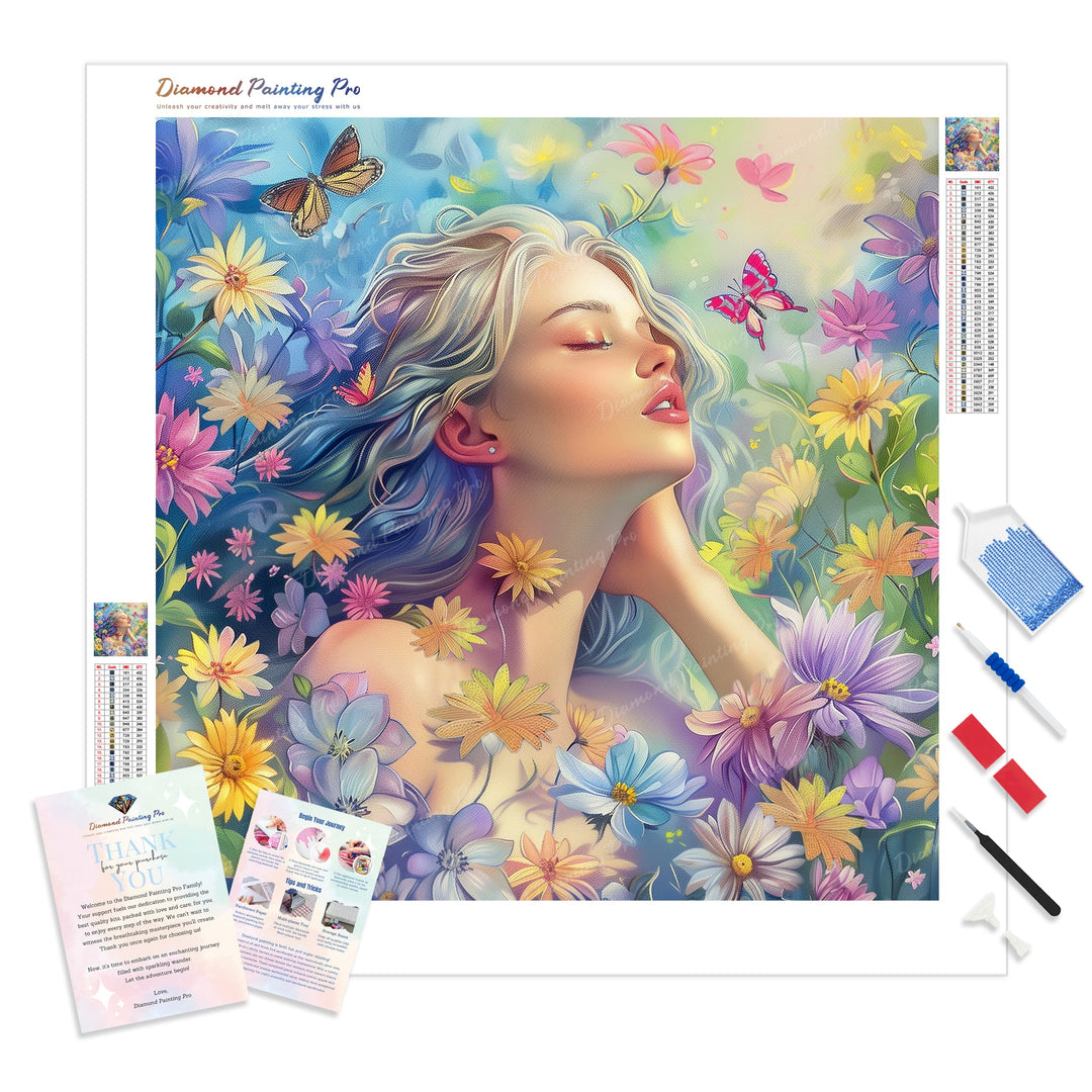 Springtime Symphony | Diamond Painting Kit - Full Drill - Square or Round Diamonds with AB Drills Option