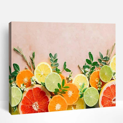 Colorful Summer Fruits | Paint By Numbers