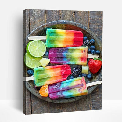 Colorful Popsicles | Paint By Numbers