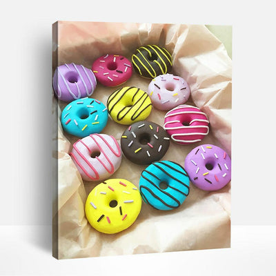 Colorful Donuts | Paint By Numbers