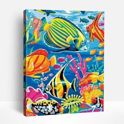 Colorful Fishes | Paint By Numbers