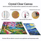 crystal clear canvas of custom diamond painting australia