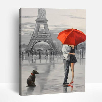 Love in Paris Streets | Paint By Numbers