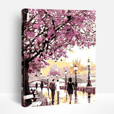 Romantic Paris in Bloom | Paint By Numbers