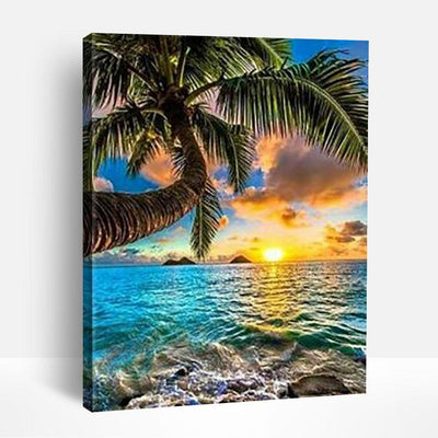 Vivid Ocean Sunset | Paint By Numbers