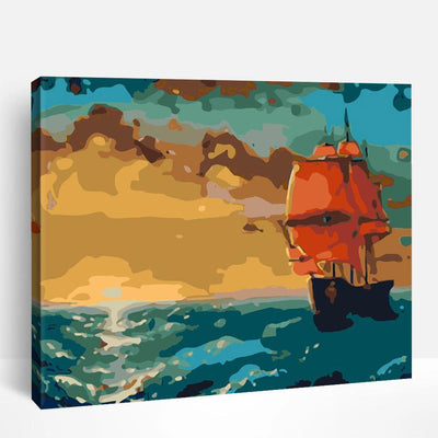 Sailing into the Sunset | Paint By Numbers