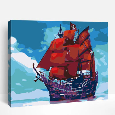 Sailboats at Sea | Paint By Numbers