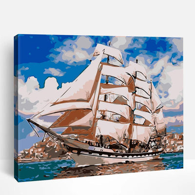 Vibrant Sailing Scene | Paint By Numbers