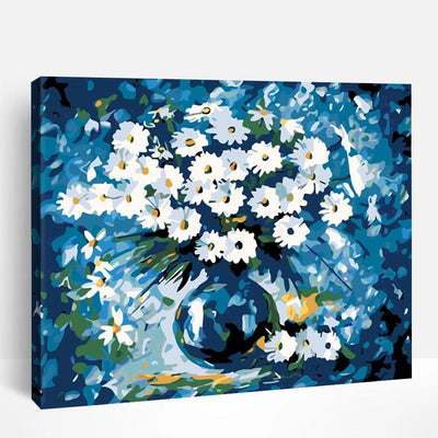 Daisies in Vase | Paint By Numbers