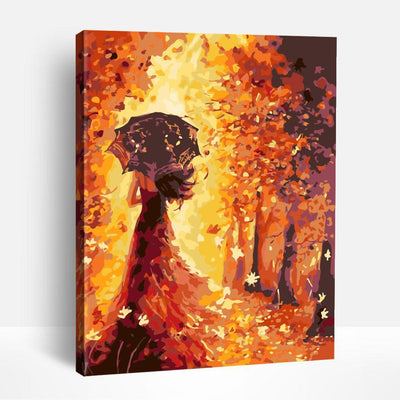 Autumn Forest Girl | Paint By Numbers