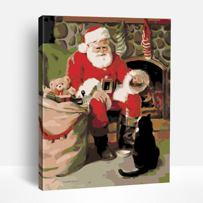 Santa's Christmas Cheer | Paint By Numbers