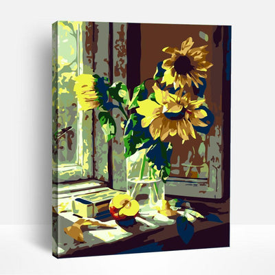 Sunflower Window | Paint By Numbers