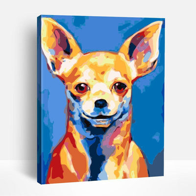 Vibrant Chihuahua Portrait | Paint By Numbers