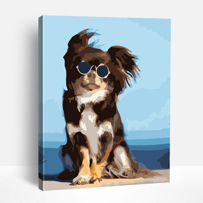 Chihuahua in Wind | Paint By Numbers