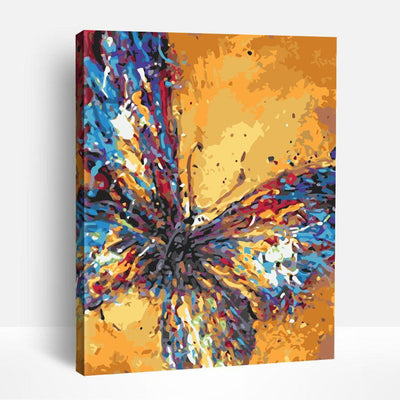 Abstract Colorful Butterfly | Paint By Numbers