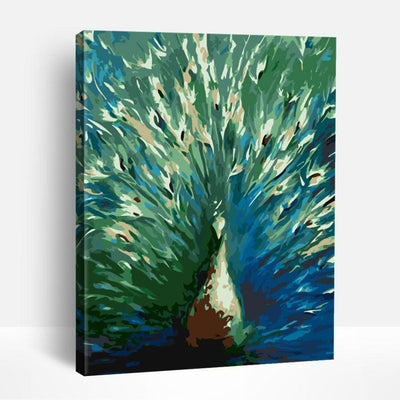 Peacock in Courtship | Paint By Numbers
