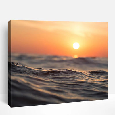 Sunset over Waters | Paint By Numbers