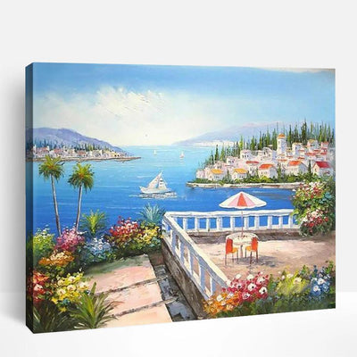 Waterfront Town | Paint By Numbers