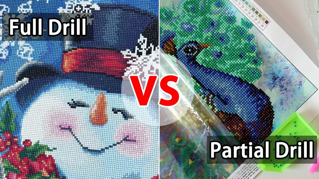 Full Drill vs. Partial Drill: Which Diamond Painting is Right for You?