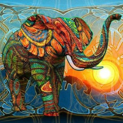 Elephants-best 5d diamond painting kits by Diamondpaintingpro
