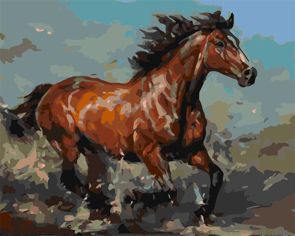 Horses Paint By Numbers