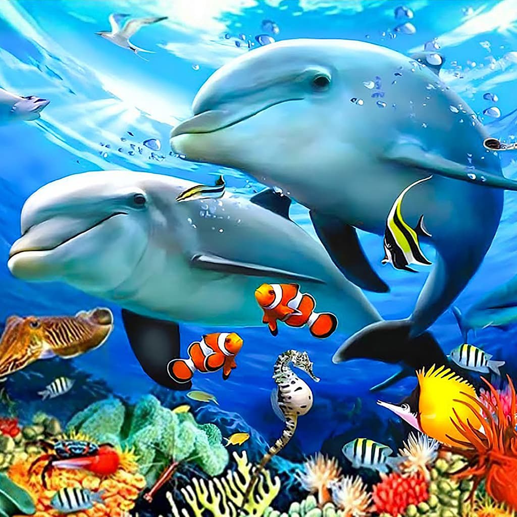 Dolphins Diamond Painting