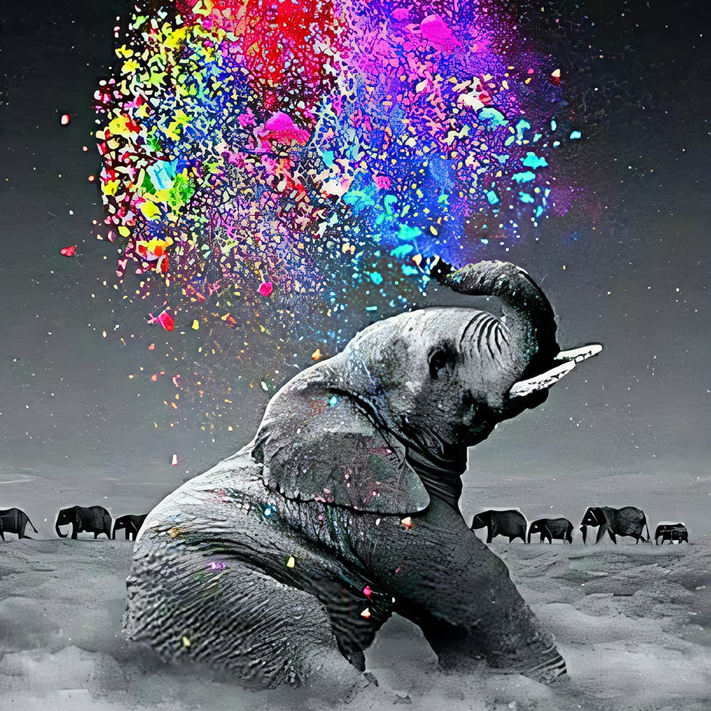 Elephants Diamond Painting