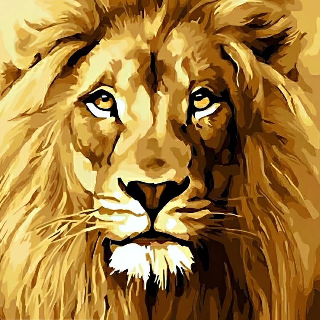 Lions Diamond Painting