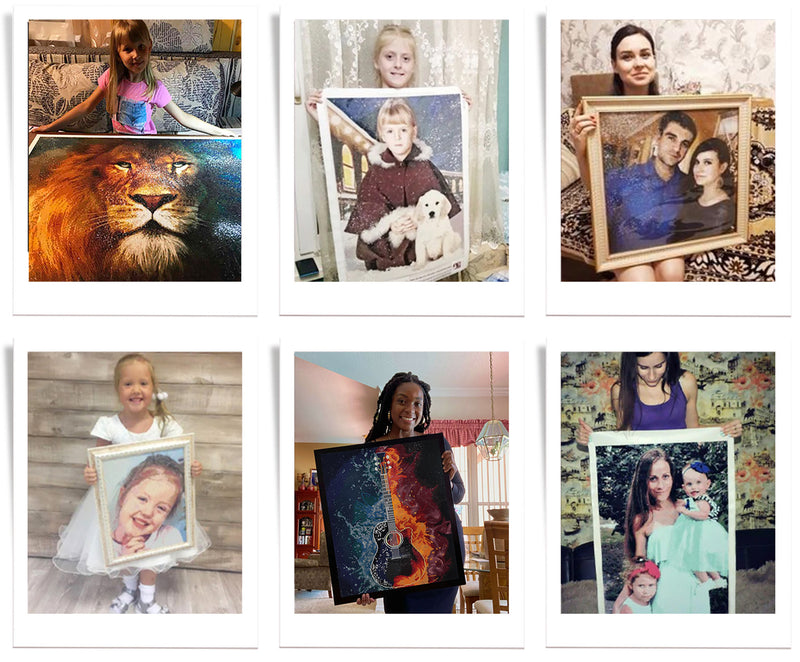 Buyer Show of Custom Diamond Paintings from Happy Customers of Diamond Painting Pro