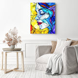 Prism of Affection | Diamond Painting Displayed as Home Decor