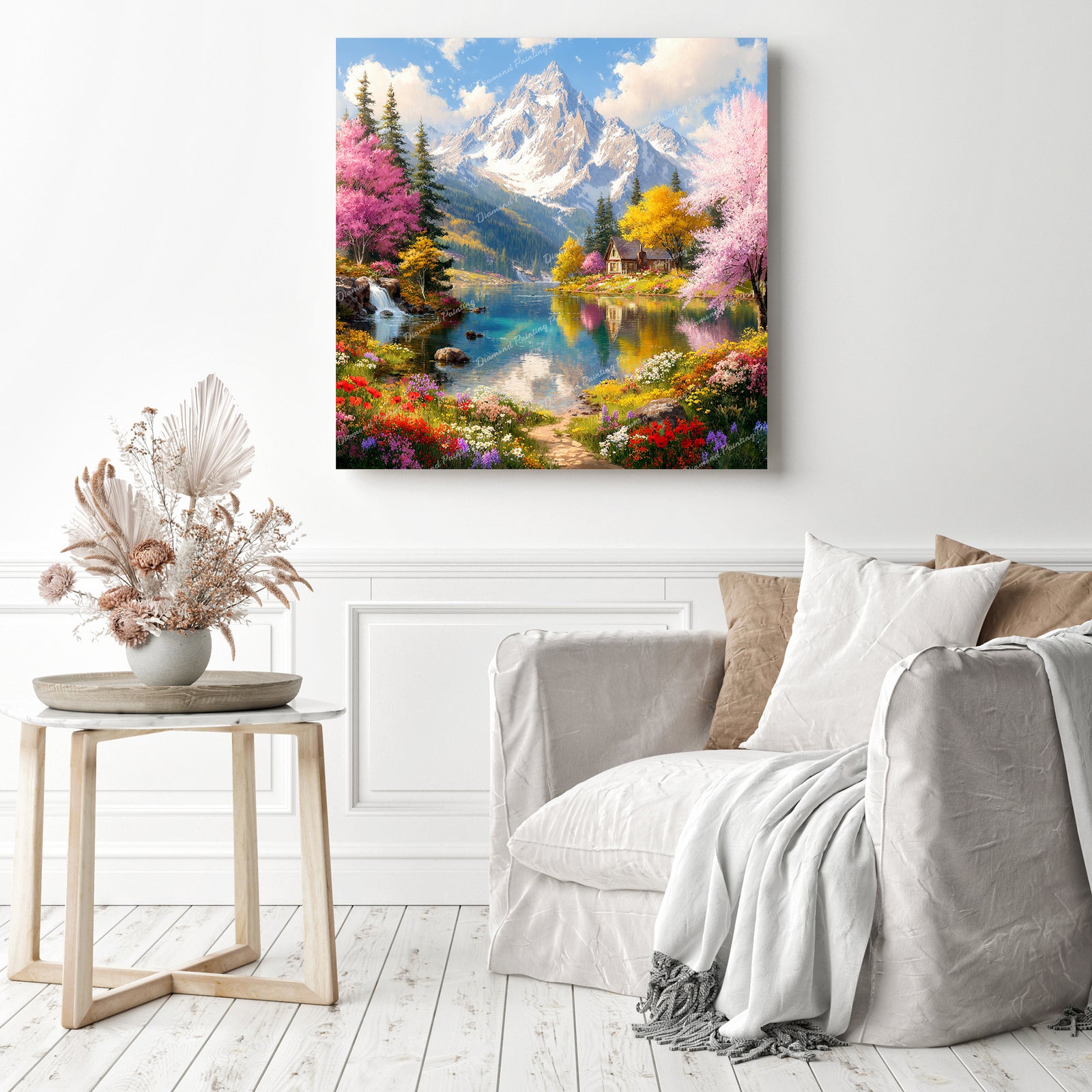 Alpine Spring Diamond Painting as Home Decor