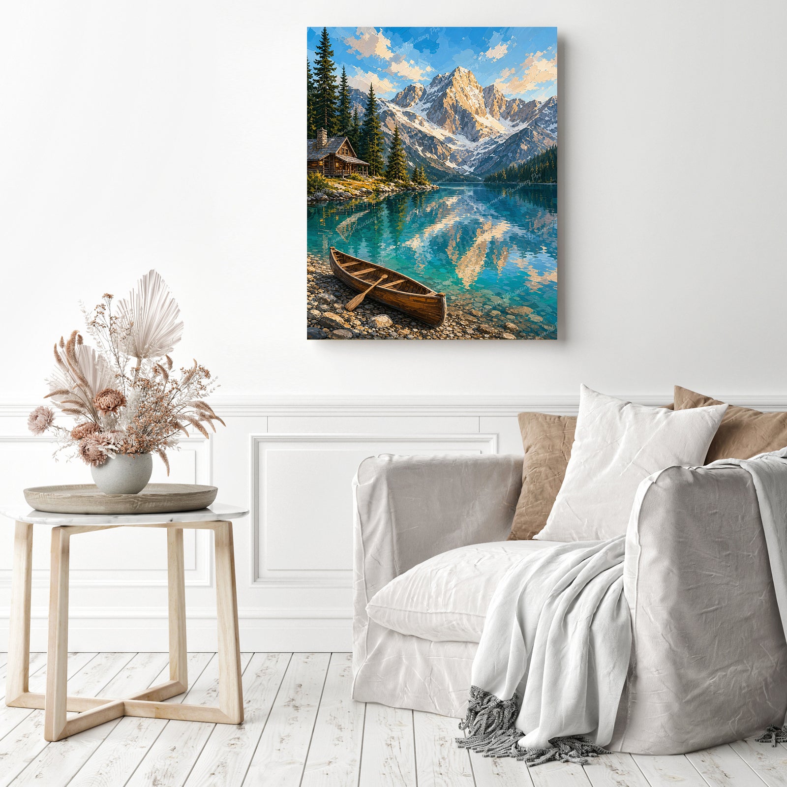 Alpine Water Serenity Diamond Painting as Home Decor
