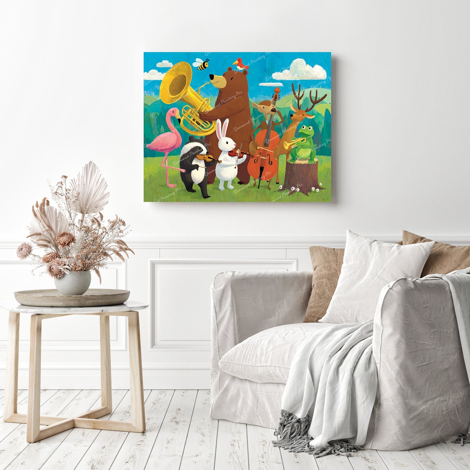 Animal Orchestra Diamond Painting as Home Decor