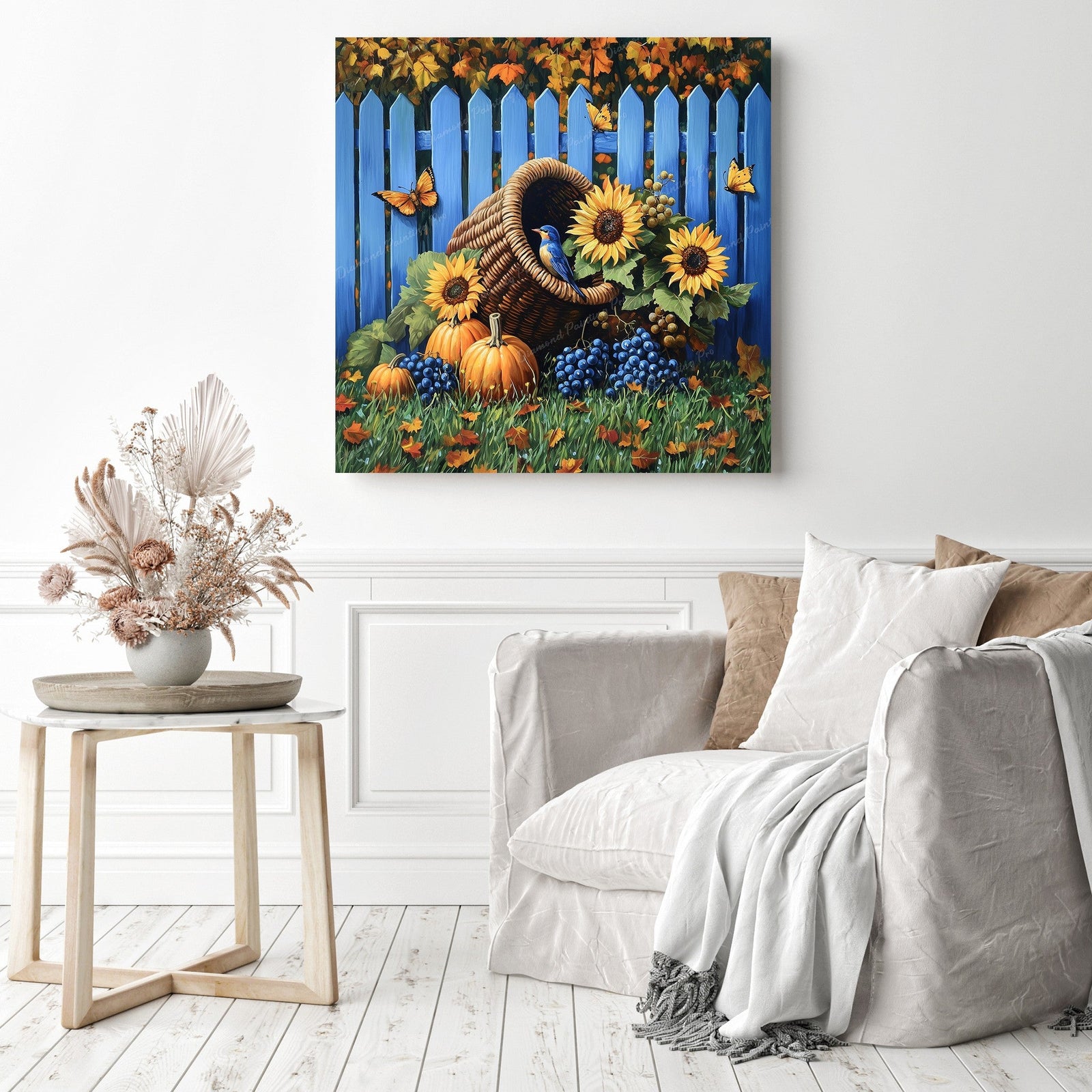 Autumn Cornucopia Diamond Painting as Home Decor