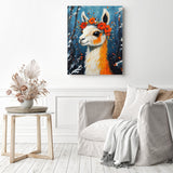 Blooming with Llama Diamond Painting as Home Decor