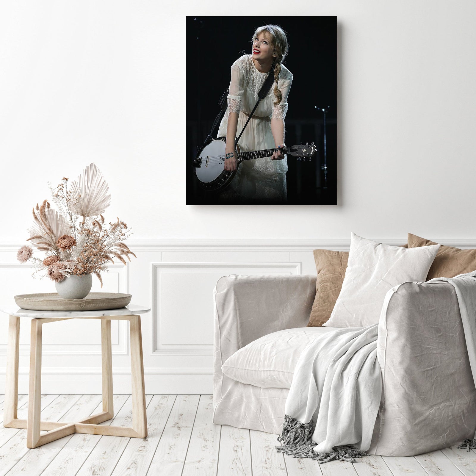 Taylor Swift Speak Now Tour | Diamond Painting Displayed as Home Decor