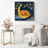 Cozy Highland Cow Diamond Painting as Home Decor