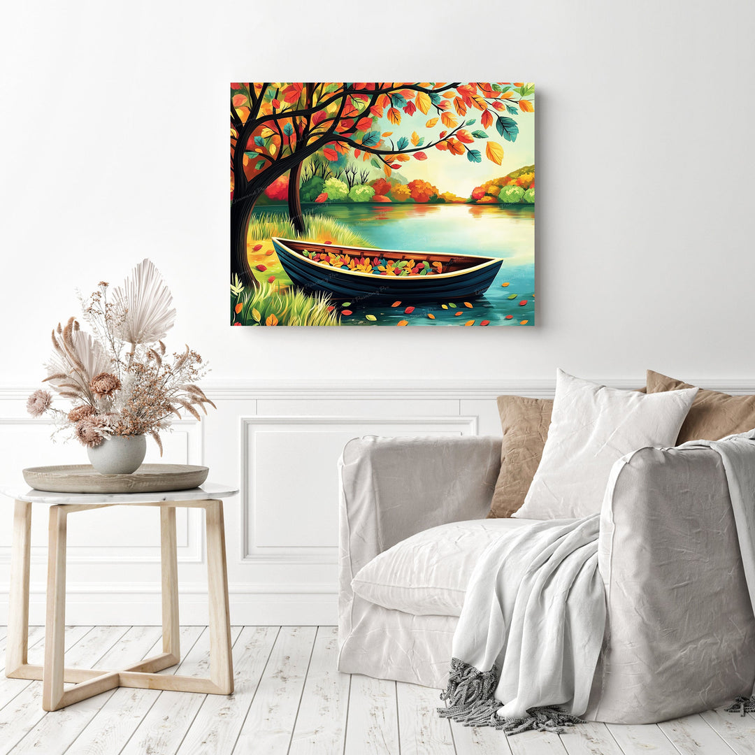 Docked Fall Daydreams | Diamond Painting