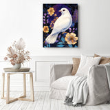 Dove and Blossoms Diamond Painting as Home Decor