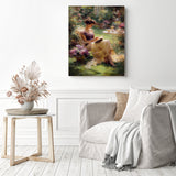 Elegant Reader Diamond Painting as Home Decor