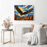 Flight over the Ridges Diamond Painting as Home Decor