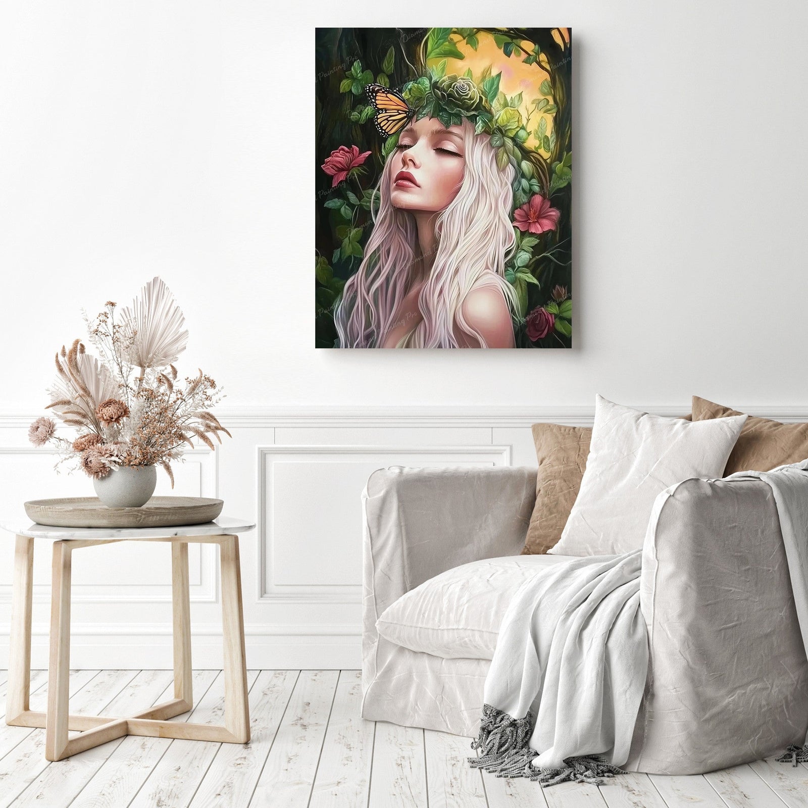 Forest Goddess Diamond Painting as Home Decor