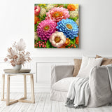 Garden Flowers Diamond Painting as Home Decor