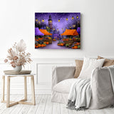Halloween Town Fair Diamond Painting as Home Decor
