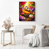 Harvest Lovebirds Diamond Painting as Home Decor